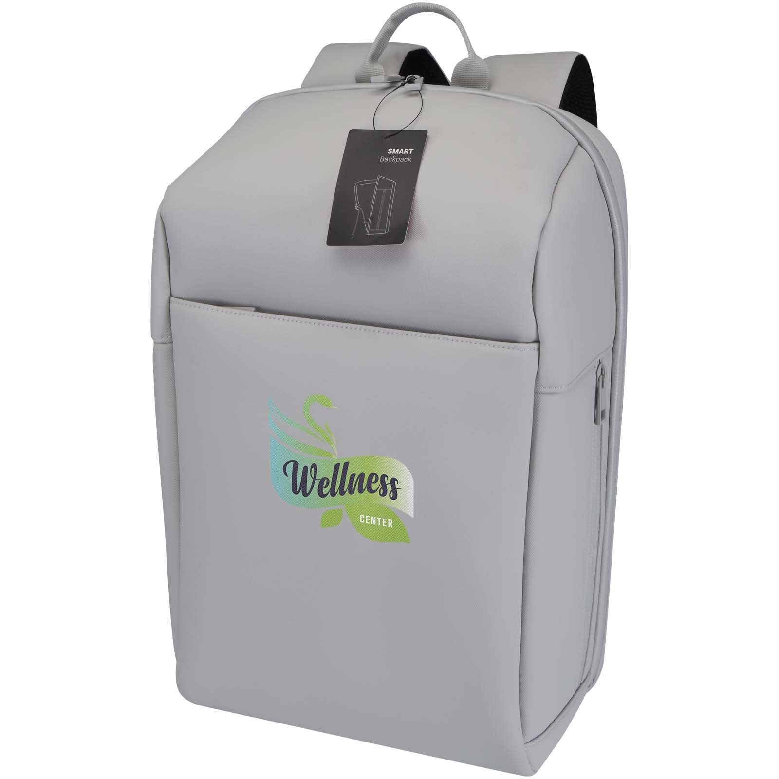Mochila antirrobo SMART 15" de materiales reciclados GRS, 18 L, logo
