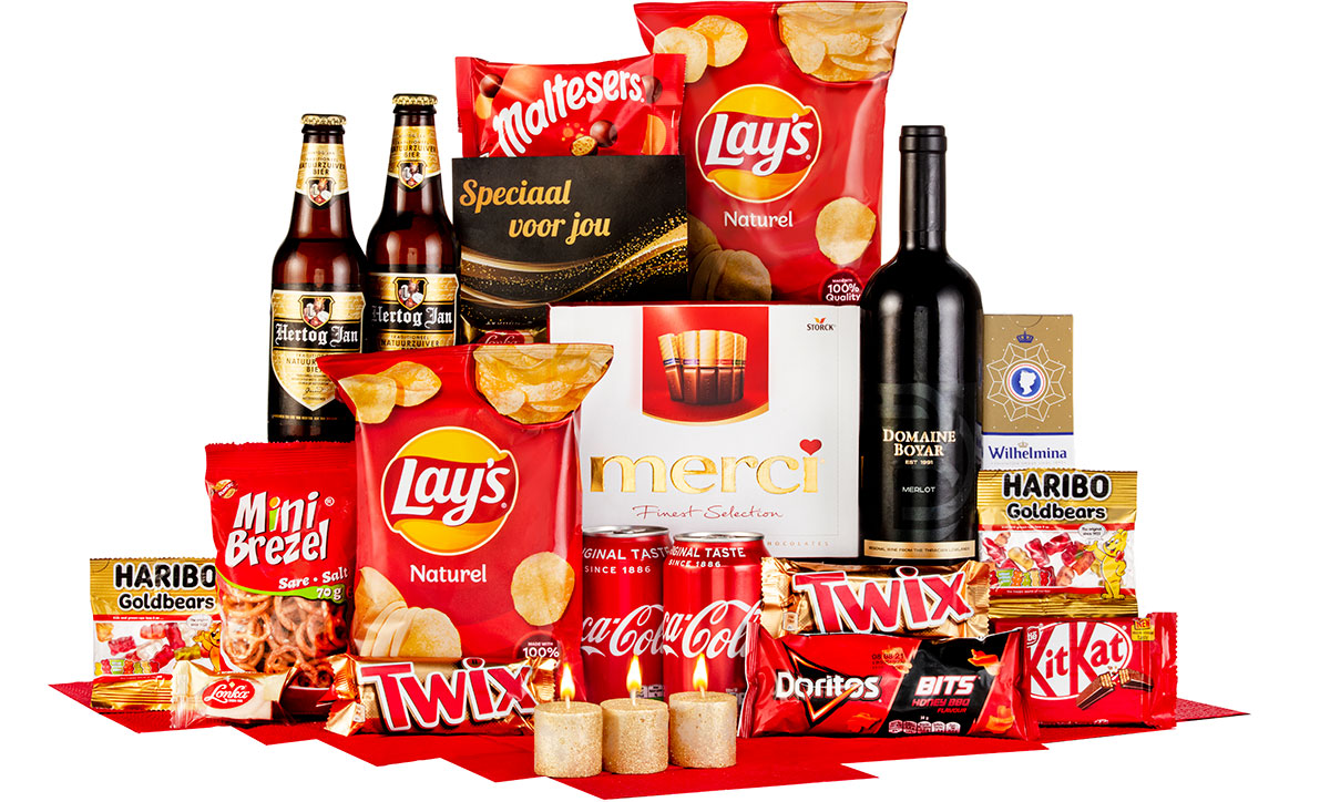 Thank you basket with 24 treats