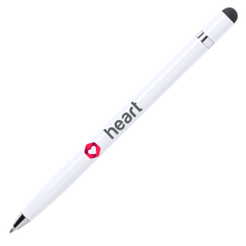 A ball pen with a body made of aluminum and featuring a metallic finish. The pen operates by twisting. - Wells-next-the-Sea