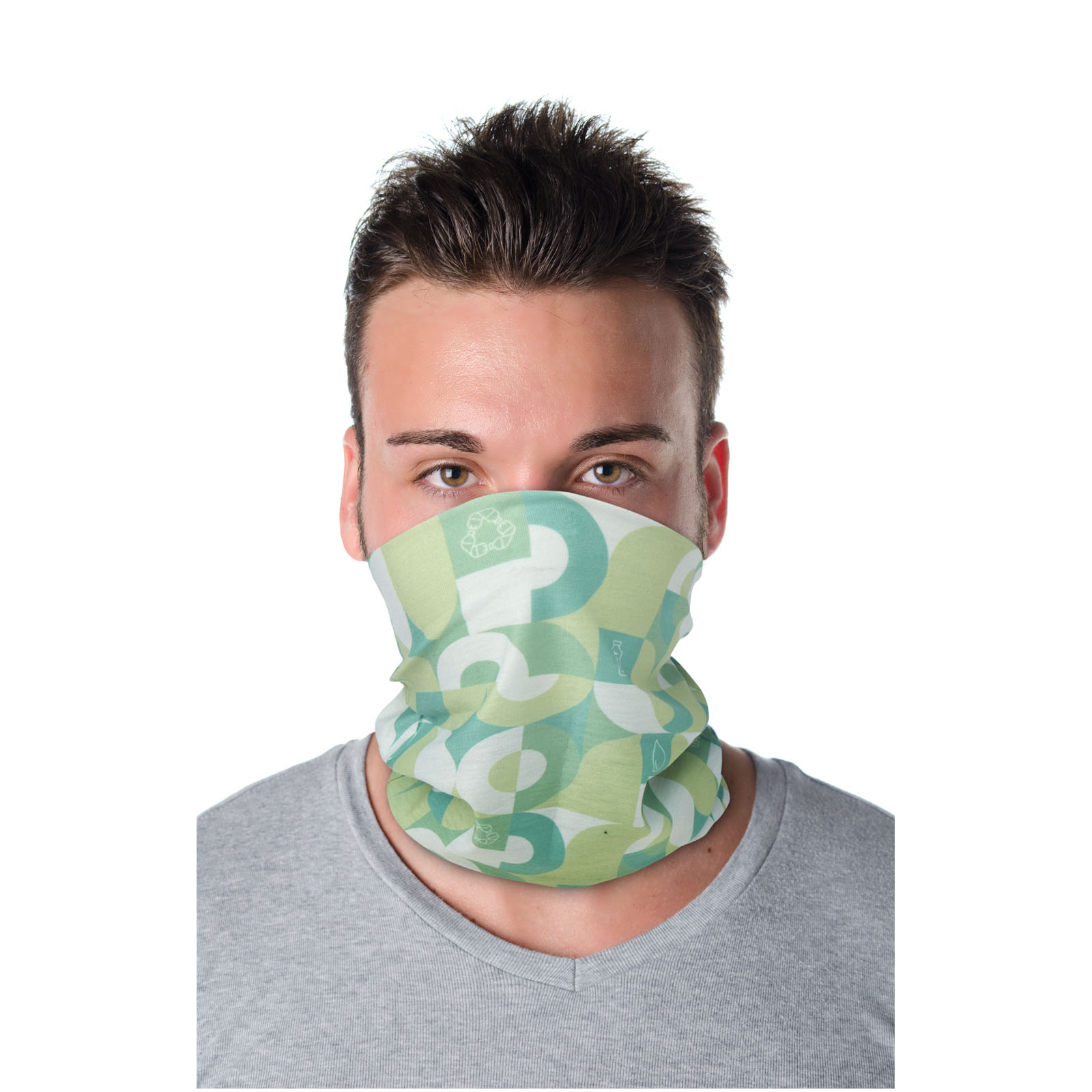 Mehrzweck-Schal aus recyceltem PET - Wehr bedrucken mit Logo