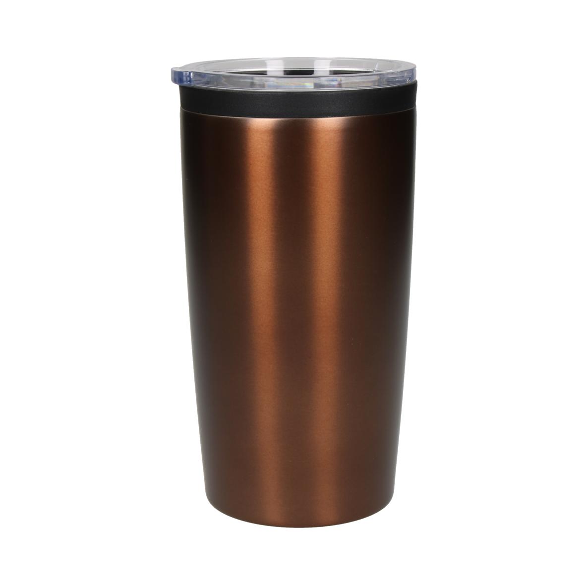 Double-walled cup with removable lid - Stainless Steel - Bramdean