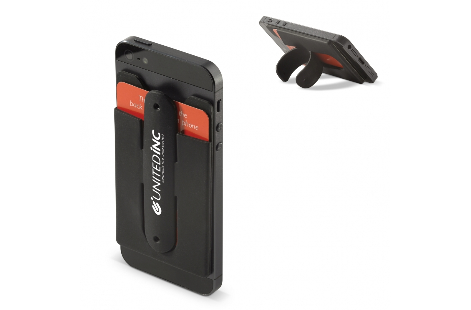 Silicone Card Holder with Phone Stand - Meldreth - Cardigan