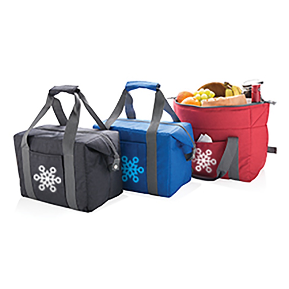 This bag can be transformed into different shapes and can also be used as a cooler to store drinks or food. - Romsey