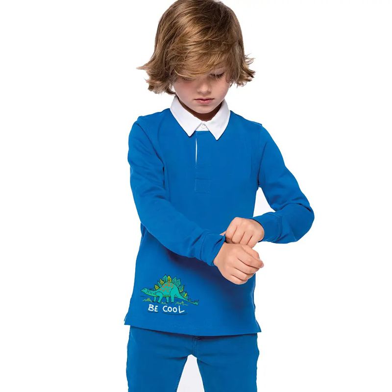 Customized long sleeve polo for kids - | Zaprinta Customized long sleeve polo for kids - | Zaprinta