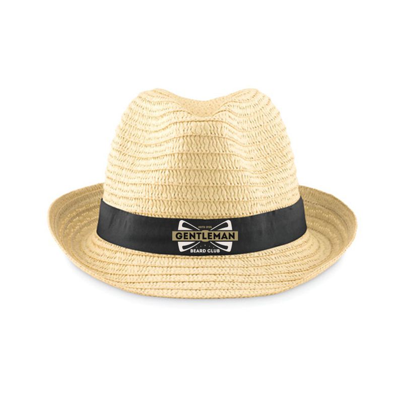 Coloured Band Straw Hat - Godshill
