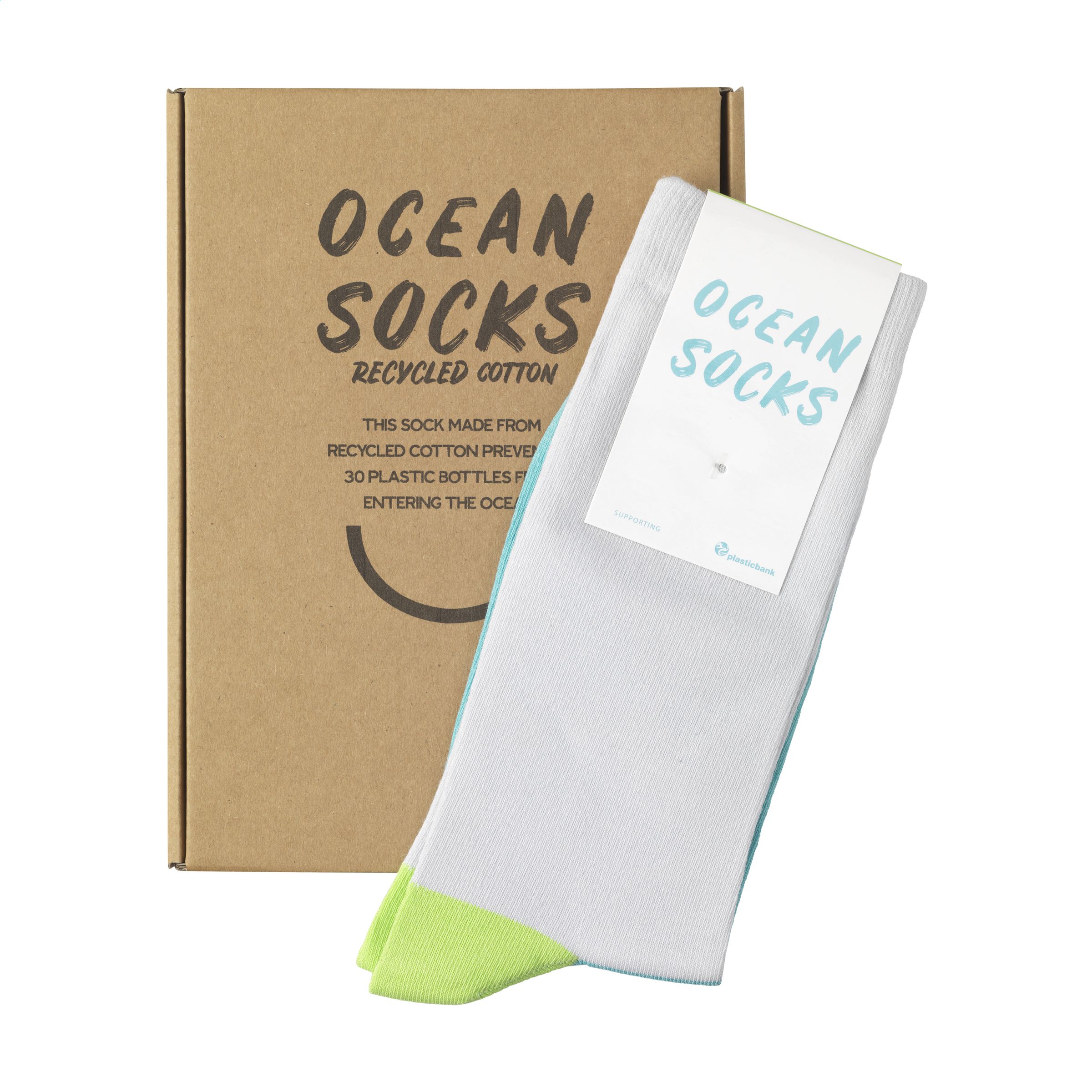 Personalisierte Socken aus recycelter Baumwolle - Lecco