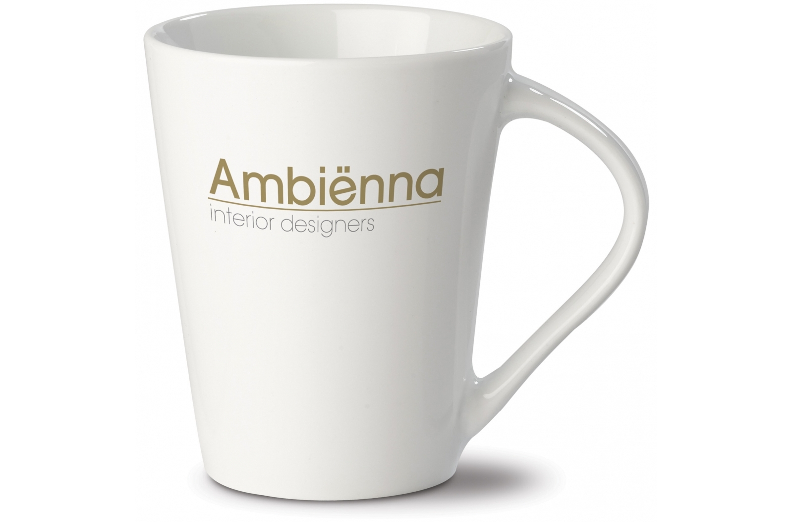 White Porcelain Conical Mug 250ml - Iver Heath