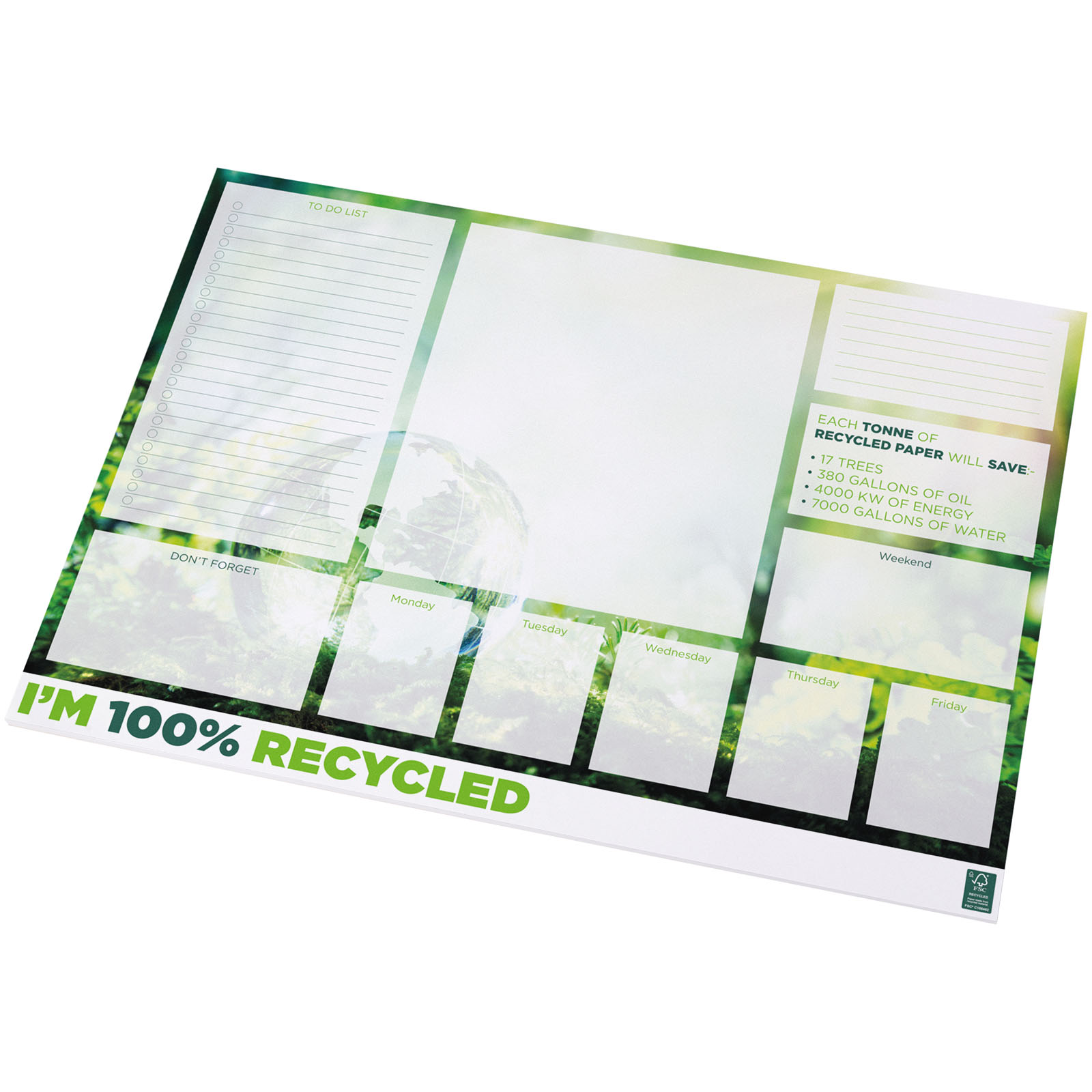 EcoPrint Desk-Mate® Notepad - Brimpton - Elham
