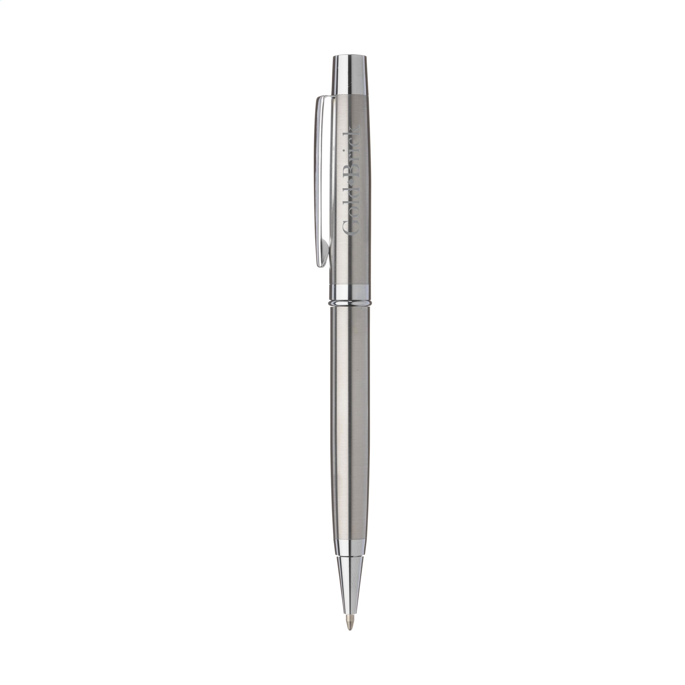 Blue Ink Stainless Steel Ballpoint Pen - Dovecot