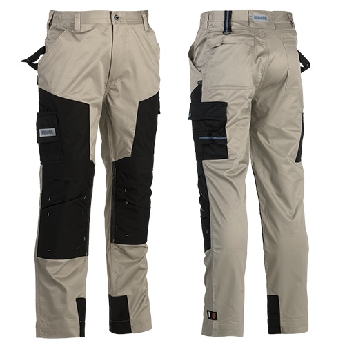 Lightweight stretch trousers with multiple pockets, reinforced with Coolmax® and Cordura® - Ryde