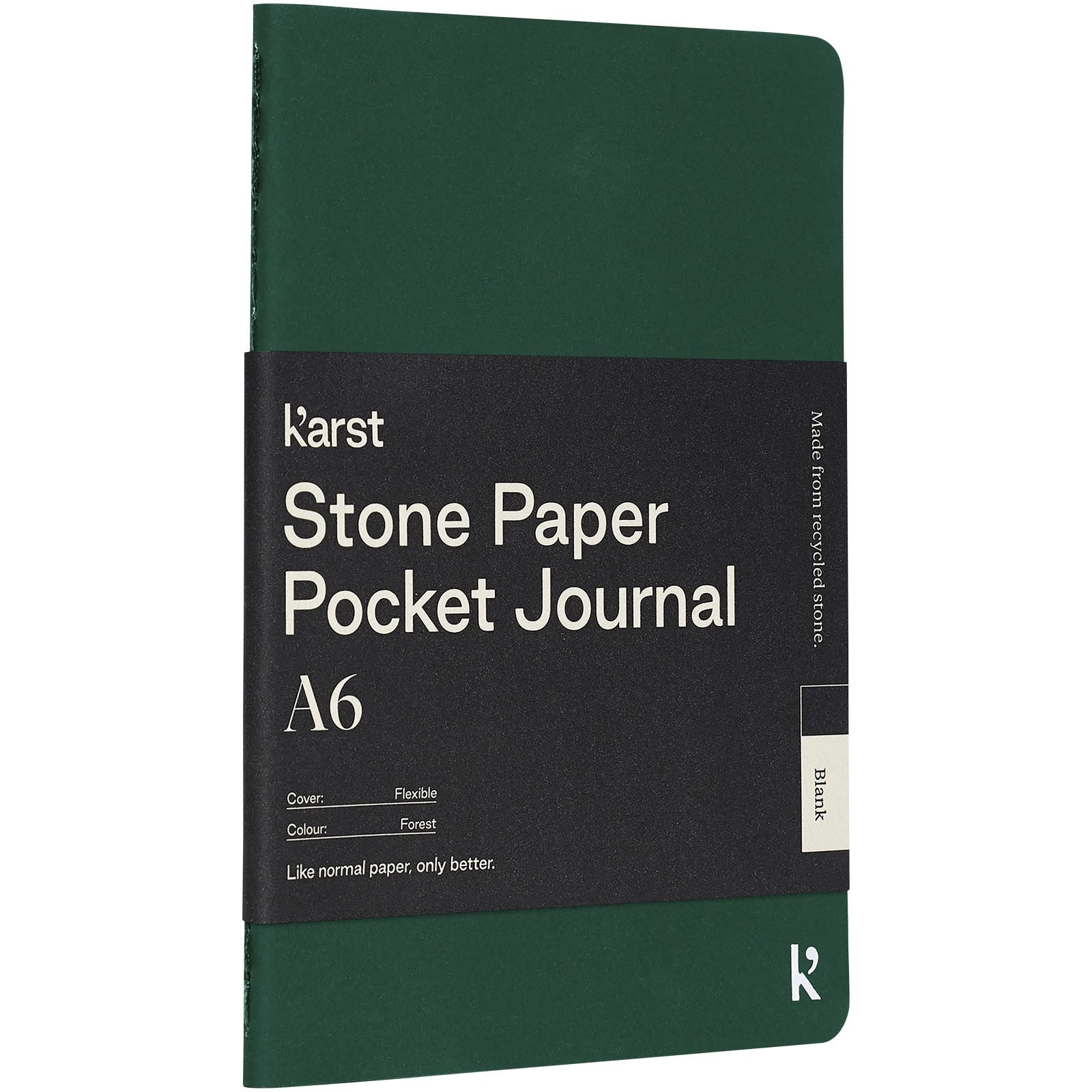 Diario de bolsillo con portada suave de papel piedra Karst A6 - Mansfield