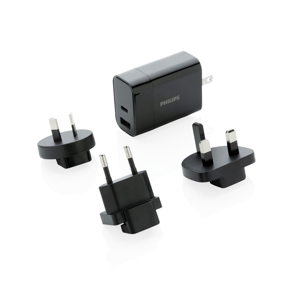 Philips UltraFast 30W PD Reiseladegerät - Gutenbrunn bedrucken mit Logo
