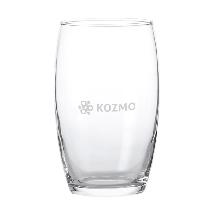 Customized curved water glass 360 ml - Mercantour