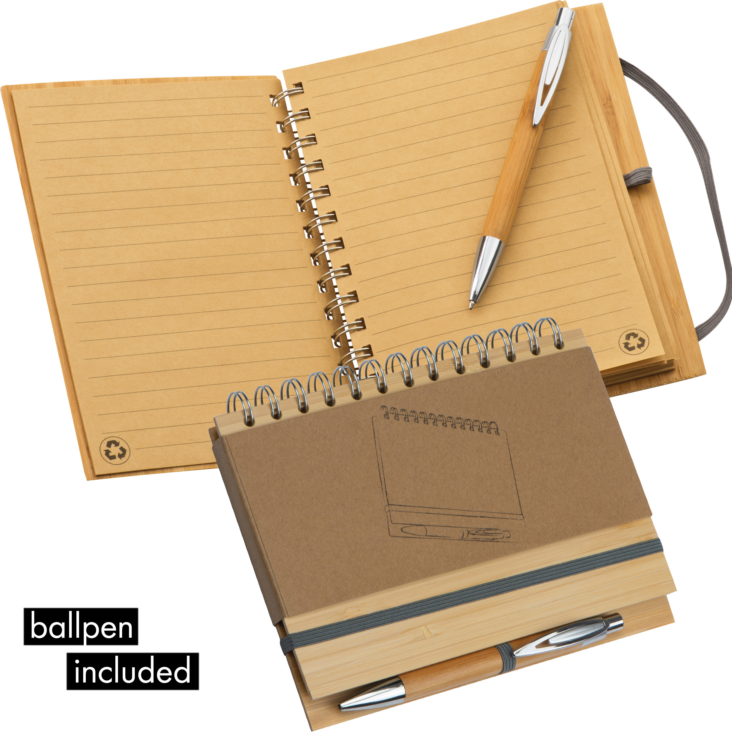 A notepad made from environmentally friendly bamboo - Sefton Park