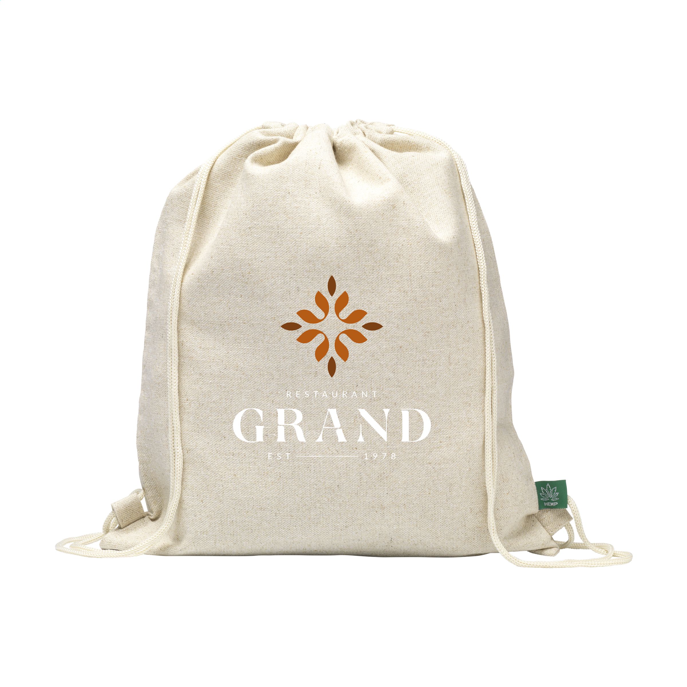 EcoHemp Drawstring Backpack - Cotton-in-the-Elms - Ripon