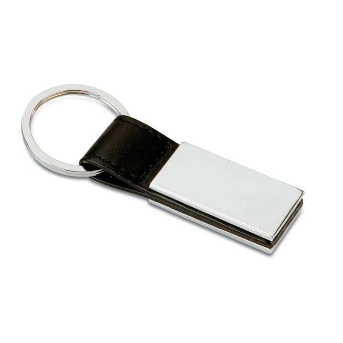 Square Metal Plate Key Ring - Piddlehinton - Scarisbrick