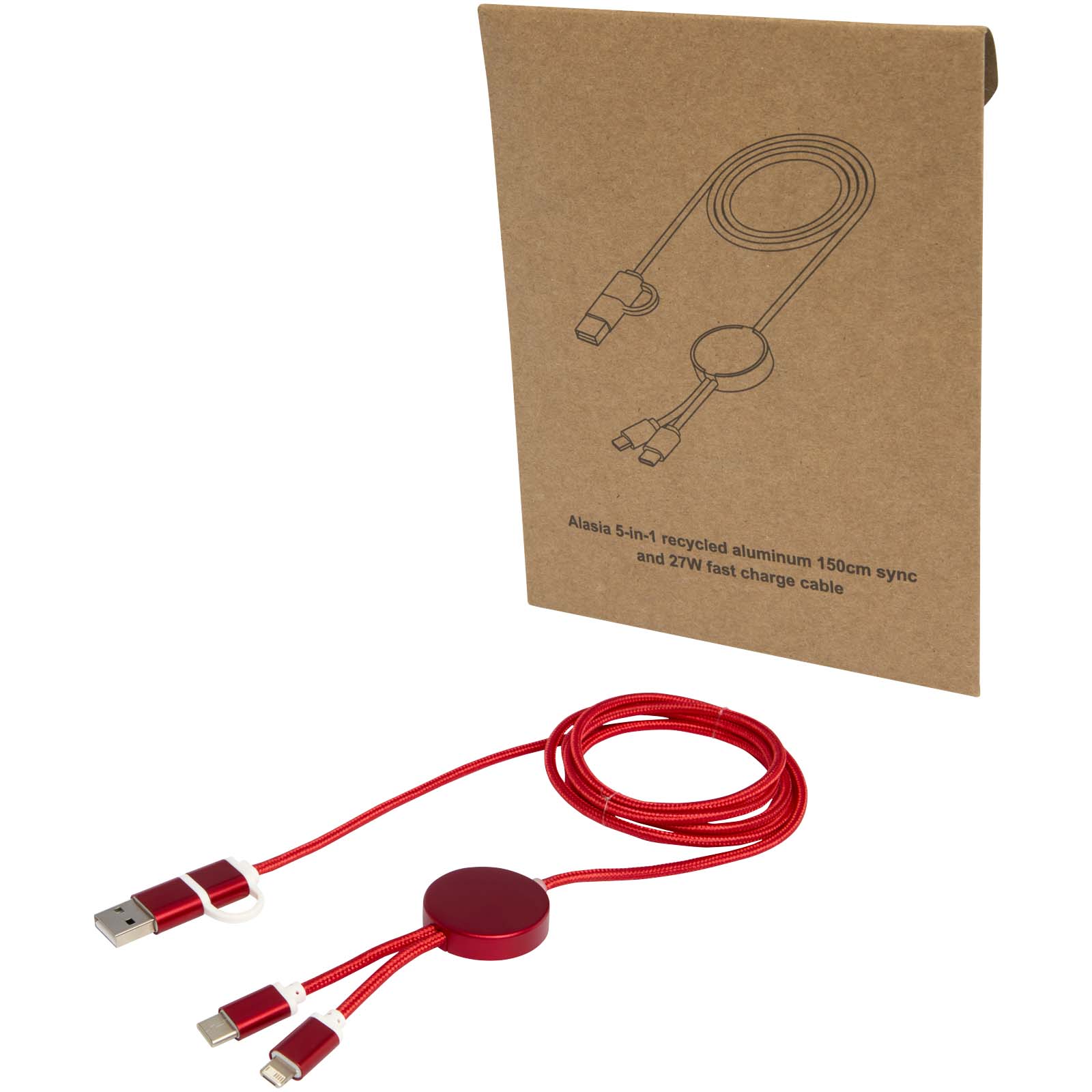 EcoSync 5-in-1 Recycled Charging Cable - Leeds