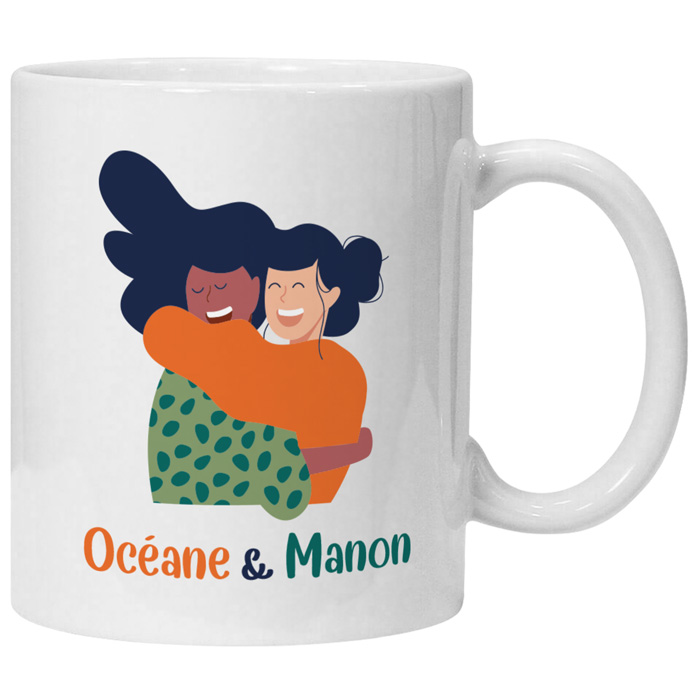 White Ceramic Sublimation Mug - Highcliffe