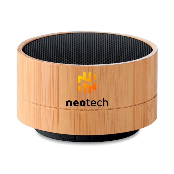 Bamboo Wireless Speaker with Light - Fulbrook