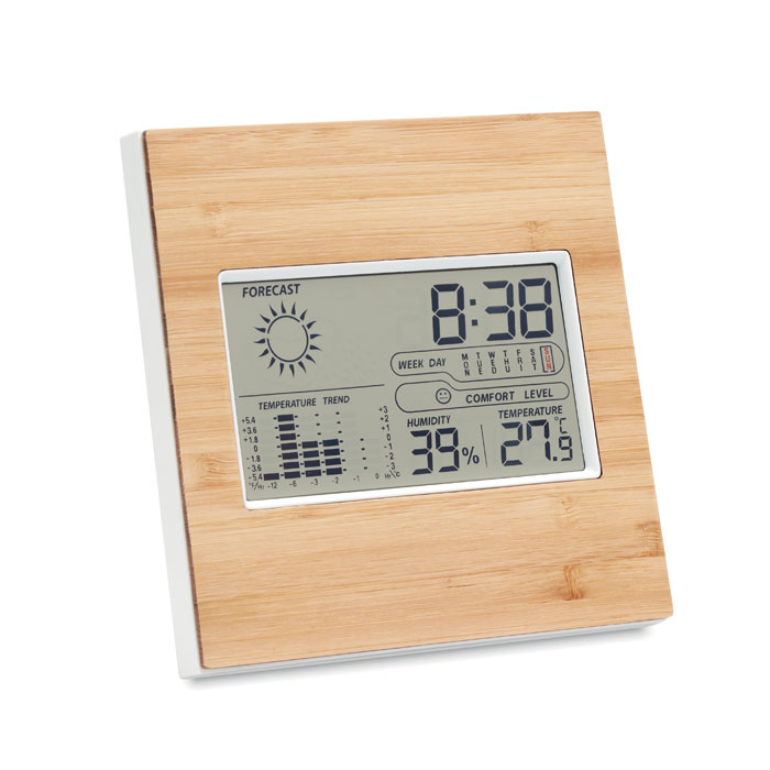 Bamboo Multi-functional Weather Station - Penryn