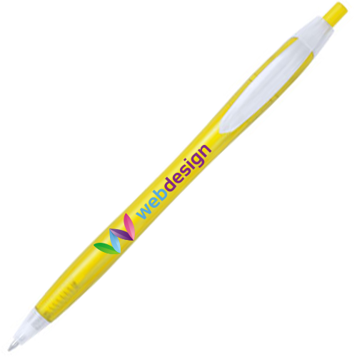 Two-Tone Push-up Ballpoint Pen - Hungerford