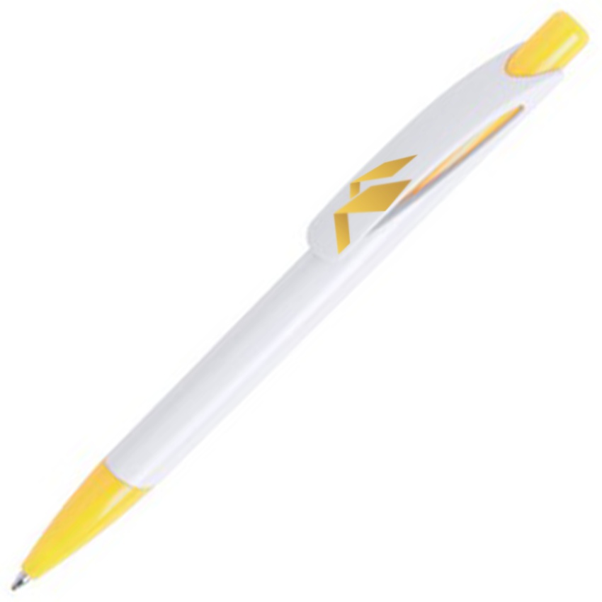 Two-tone Push-up Ballpoint Pen - Holme-on-Spalding Moor