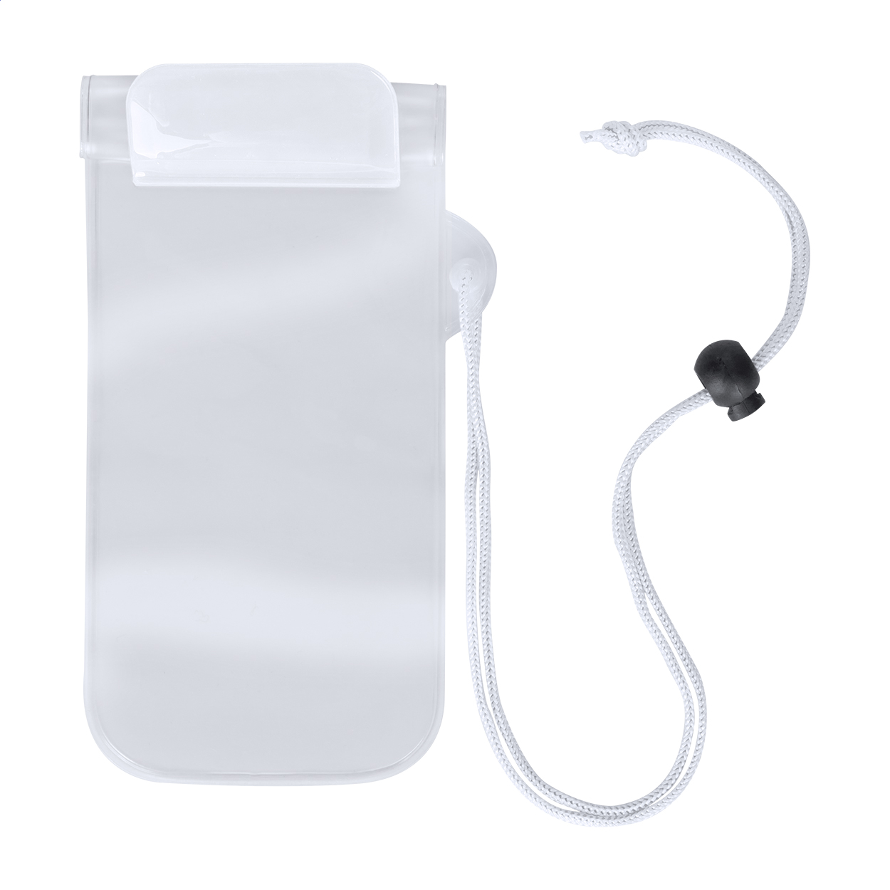 Wapro waterproof plastic mobile phone case with neck strap and logo