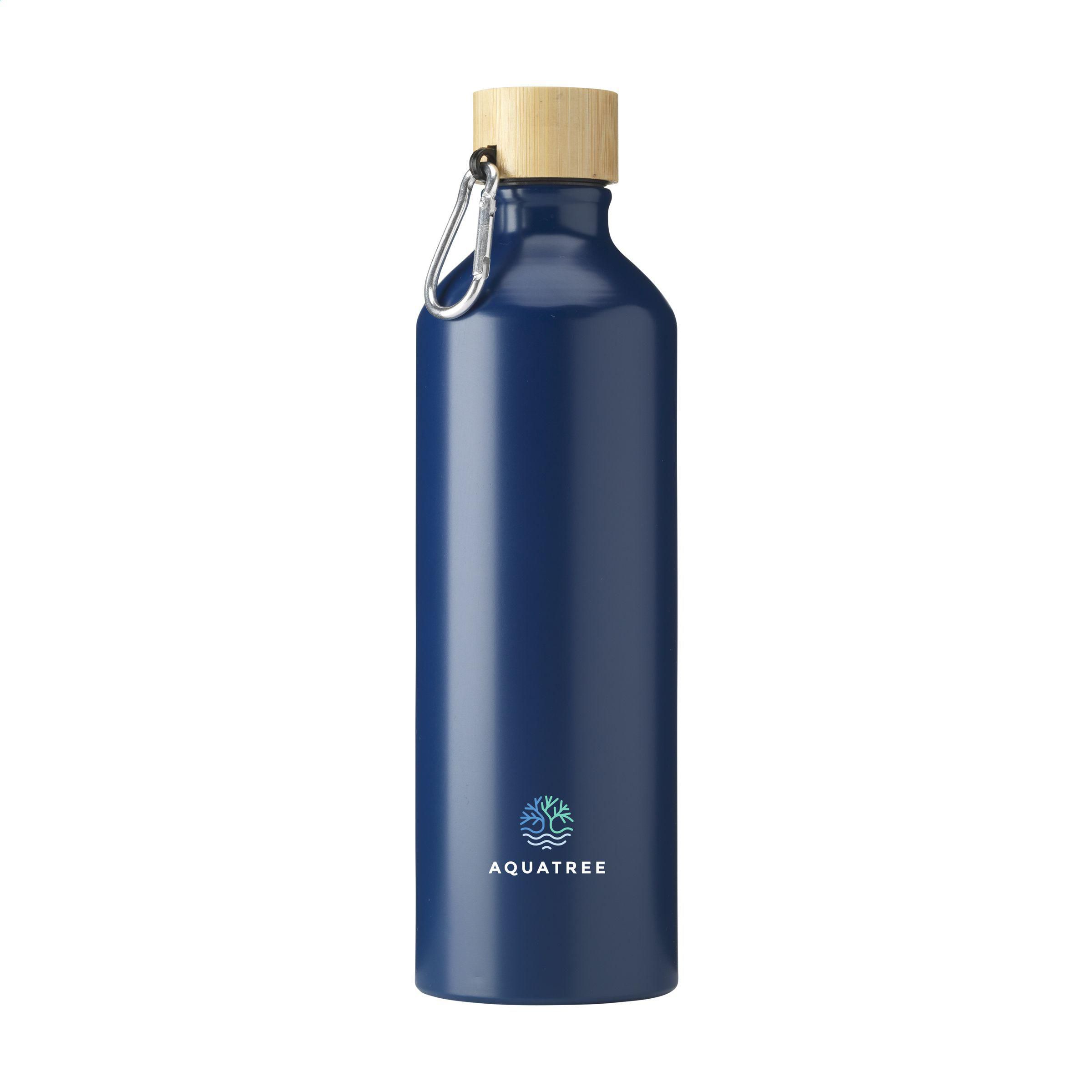 EcoFlow Recycled Steel Water Bottle - Zelah printed with logo