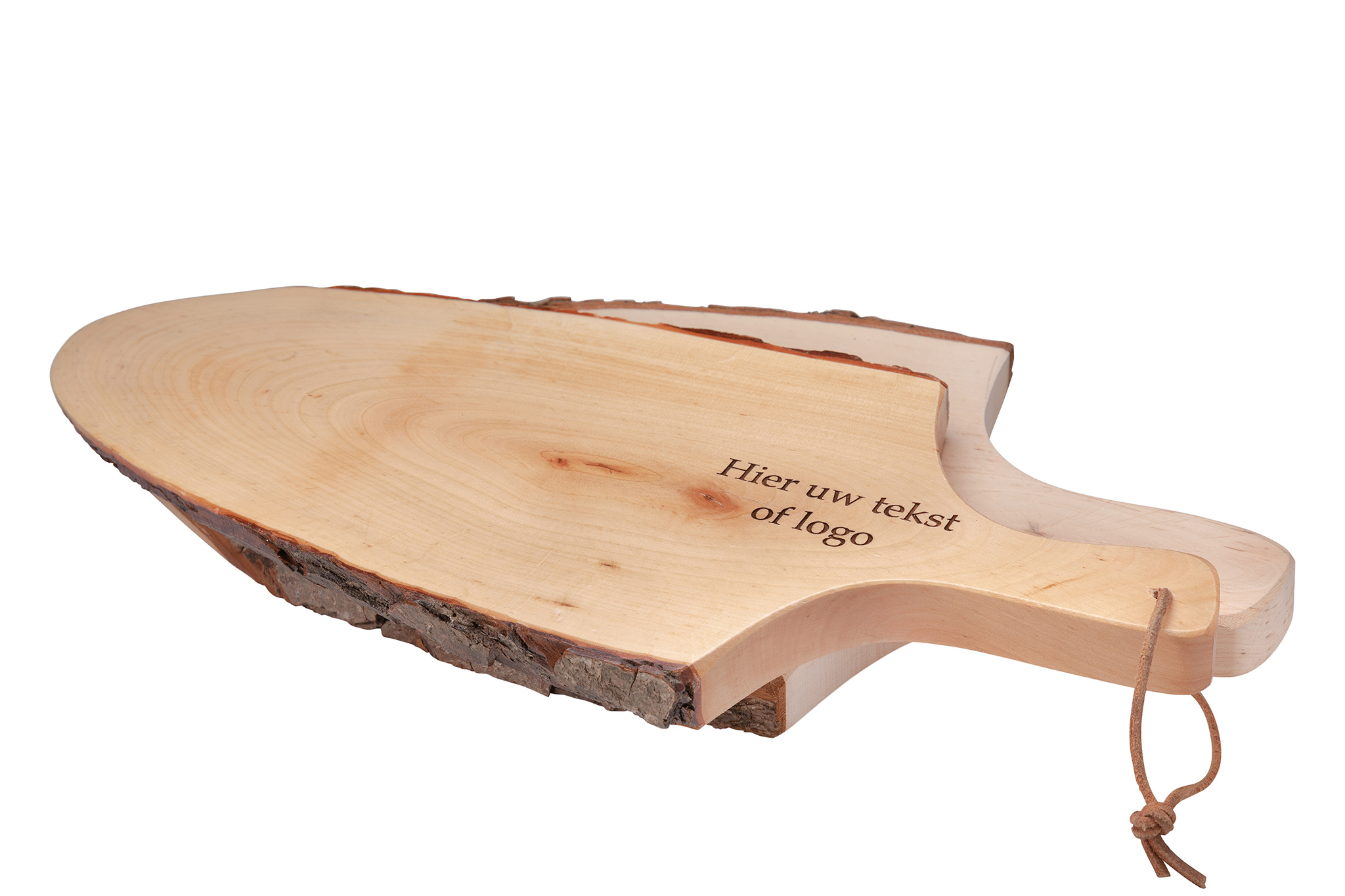 Customized alder serving board with handle - Laholm