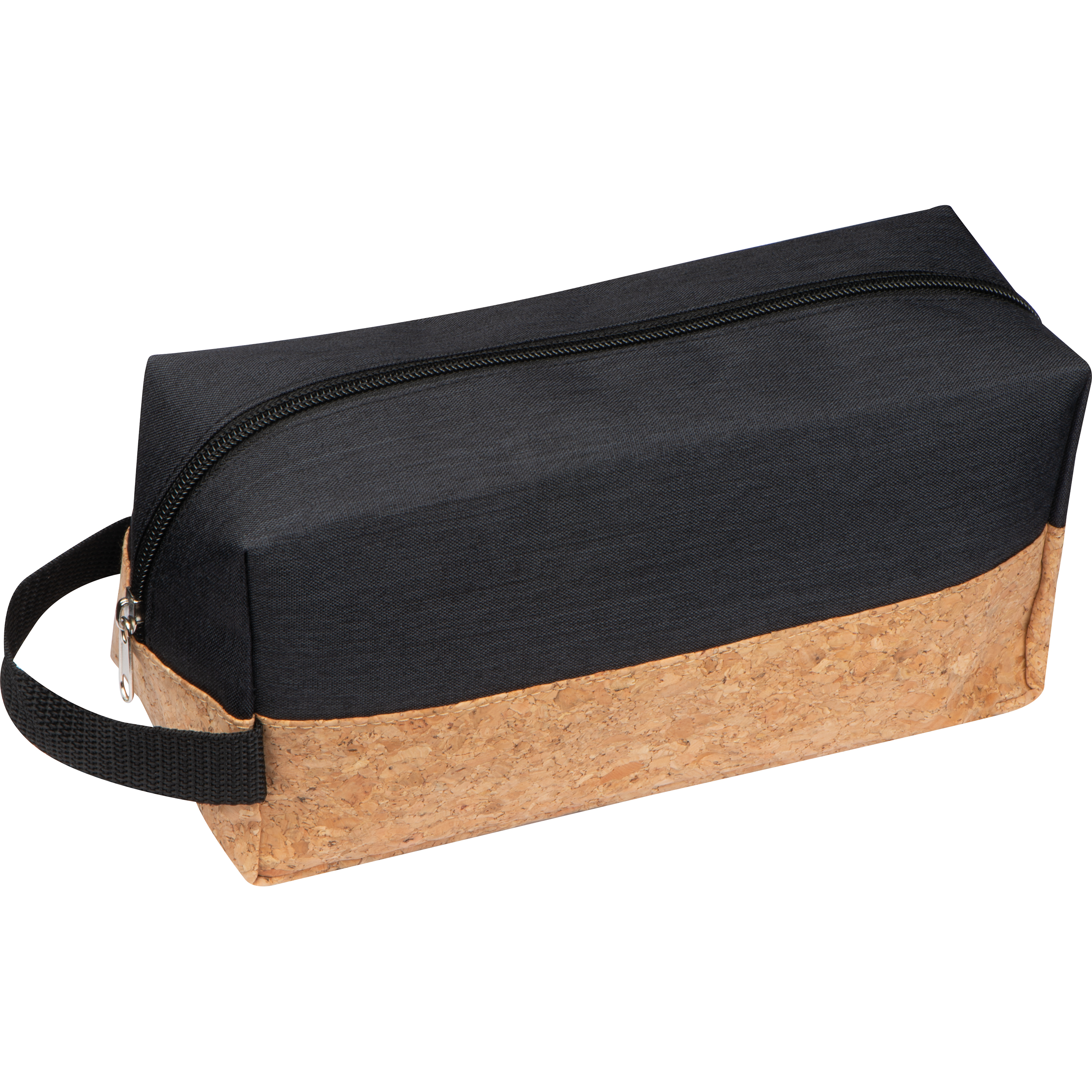 A travel cosmetic bag with a cork bottom - Churchill - Wells-next-the-Sea