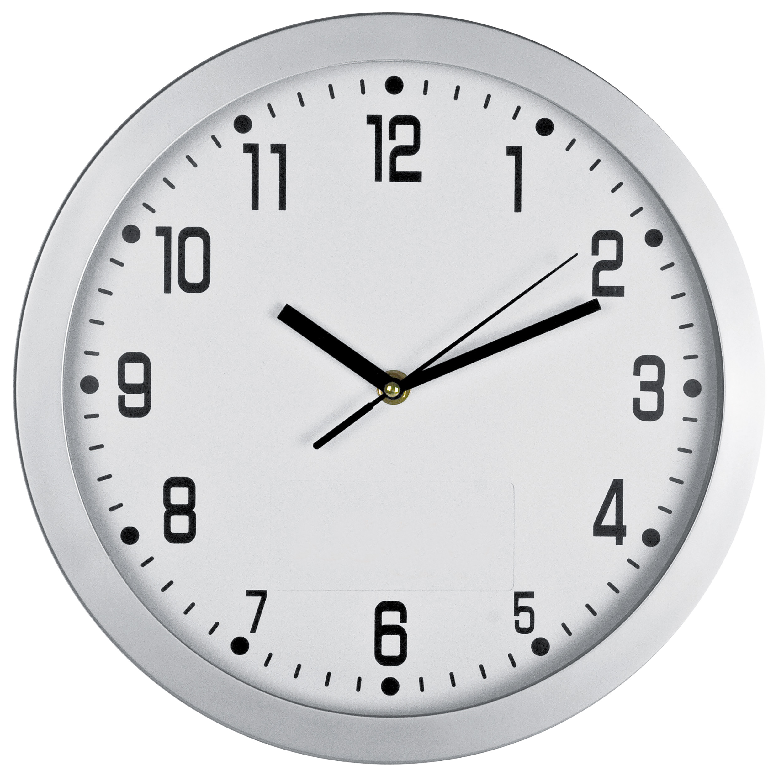 Wall clock with a logo print - Glossop