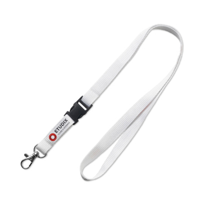 RPET Lanyard with Detachable Buckle and Metal Hook - Nottingham