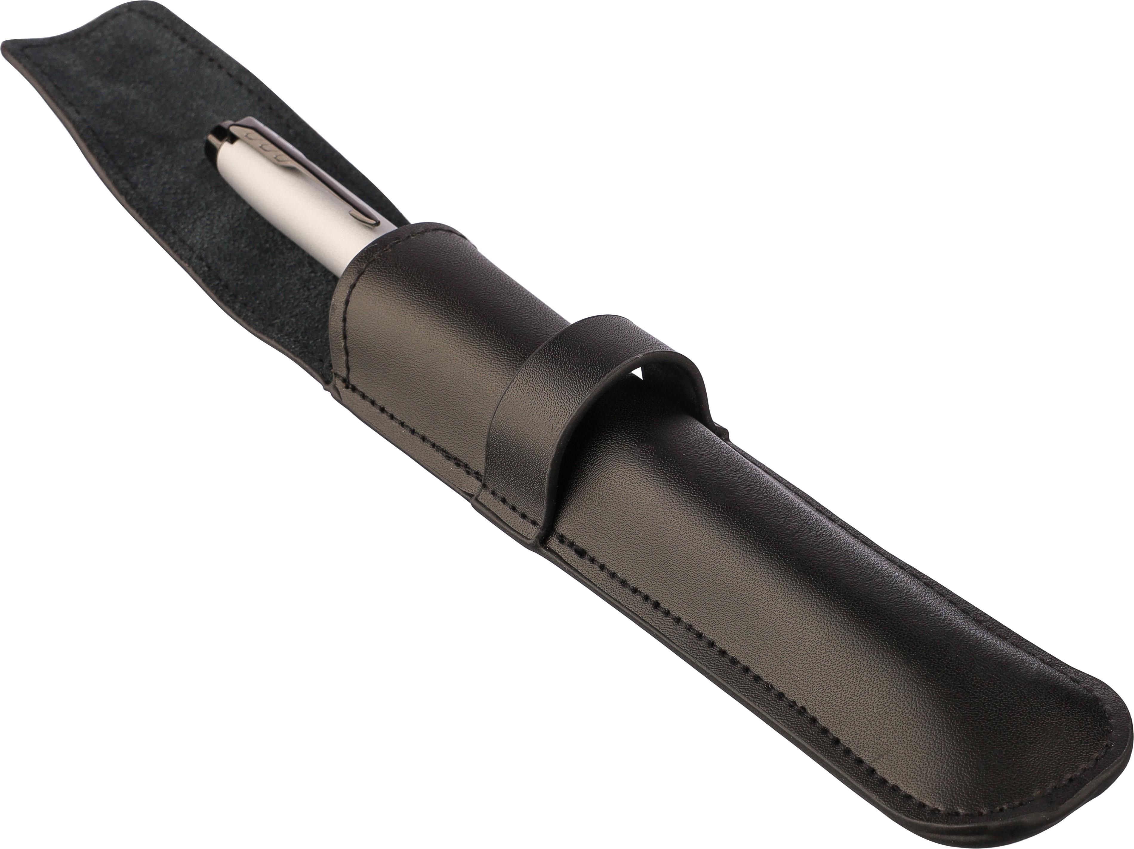 Luxe Dual-Layer Leather Pen Pouch - East Sutton