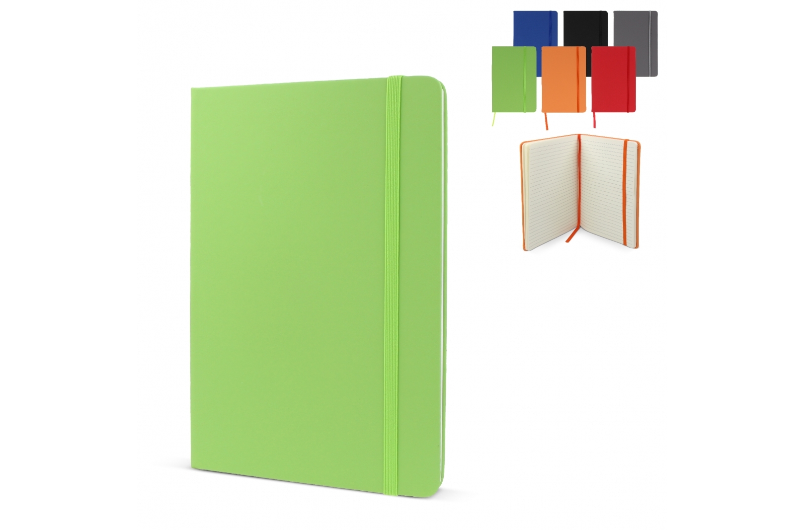 A5 size R-PET/PU GRS Notebook - Forde Abbey