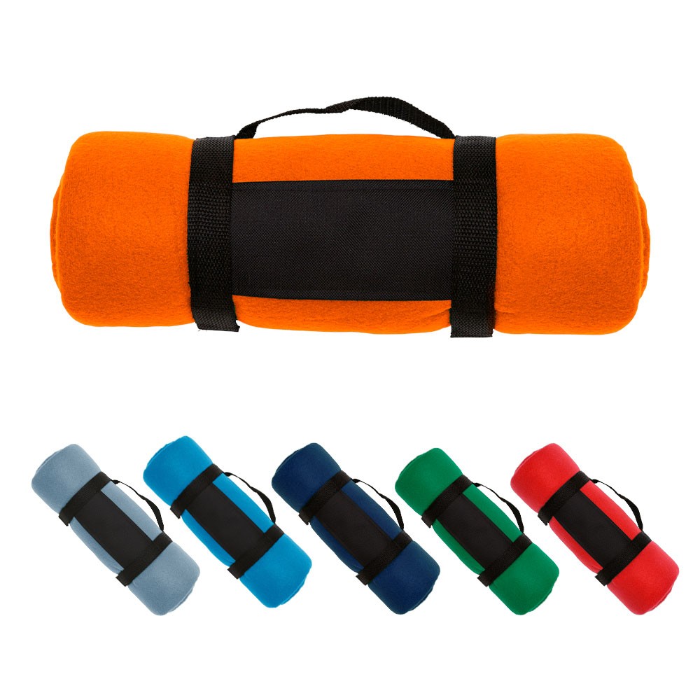 Polar Fleece Blanket with Nylon Carry Strap - Barrow-in-Furness