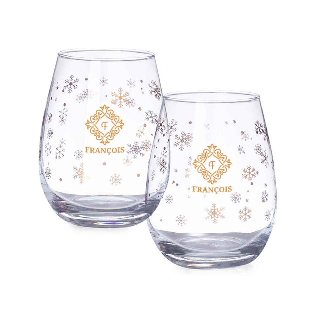 Schneeflocken Glasset 500ml - Schörfling am Attersee