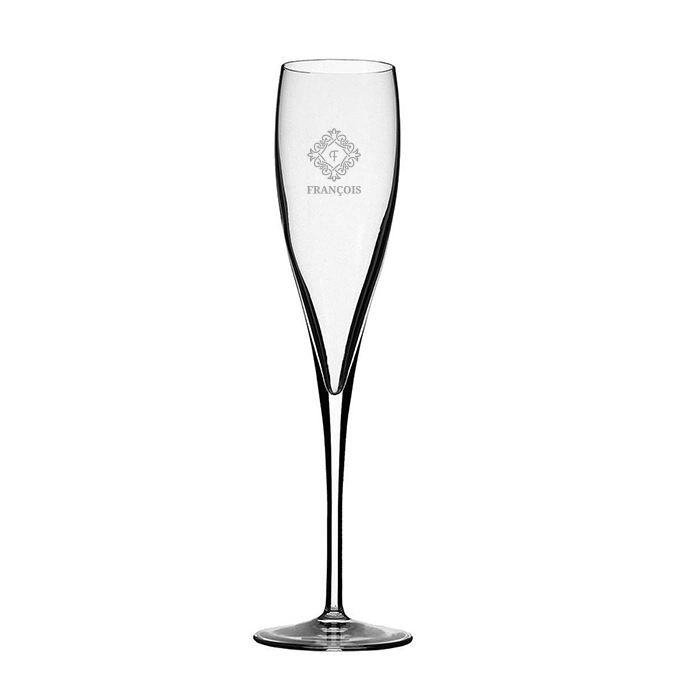 Customized champagne glass 175 ml - Toulaz