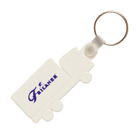 Plastic Truck Keyring - Dedham