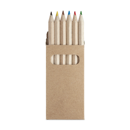 ARA 6 Peekay Crayons in Box - Criccieth