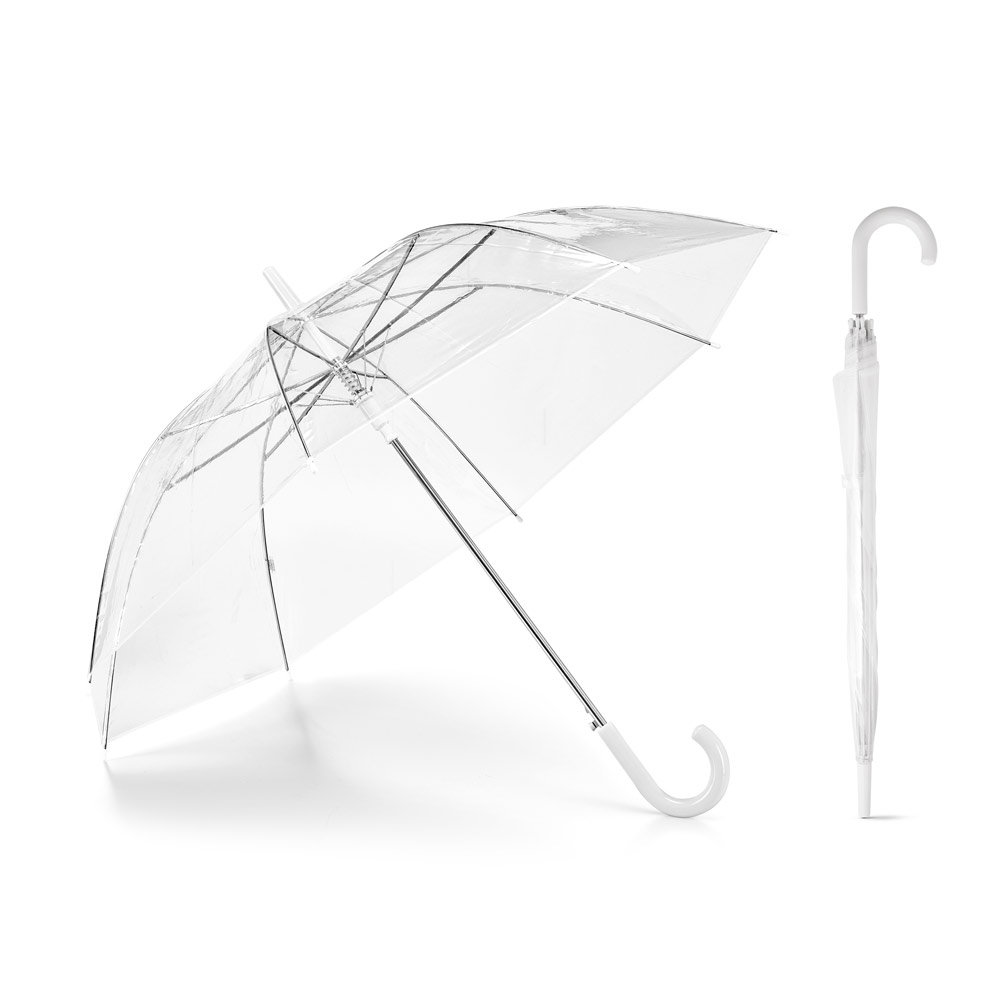 Clear POE Automatic Umbrella measuring 1000x815mm - Shilton - Aldershot