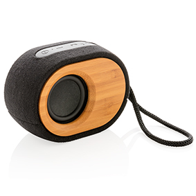 Sustainable Speaker made of Natural Bamboo and Fabric - Salford