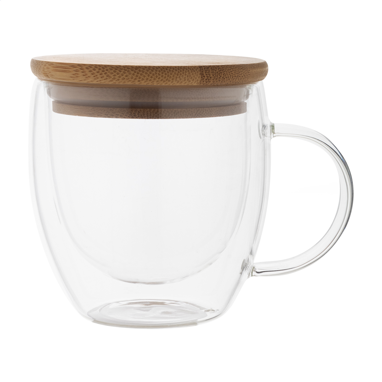BambusDeckel GlasTasse - Waldenbuch