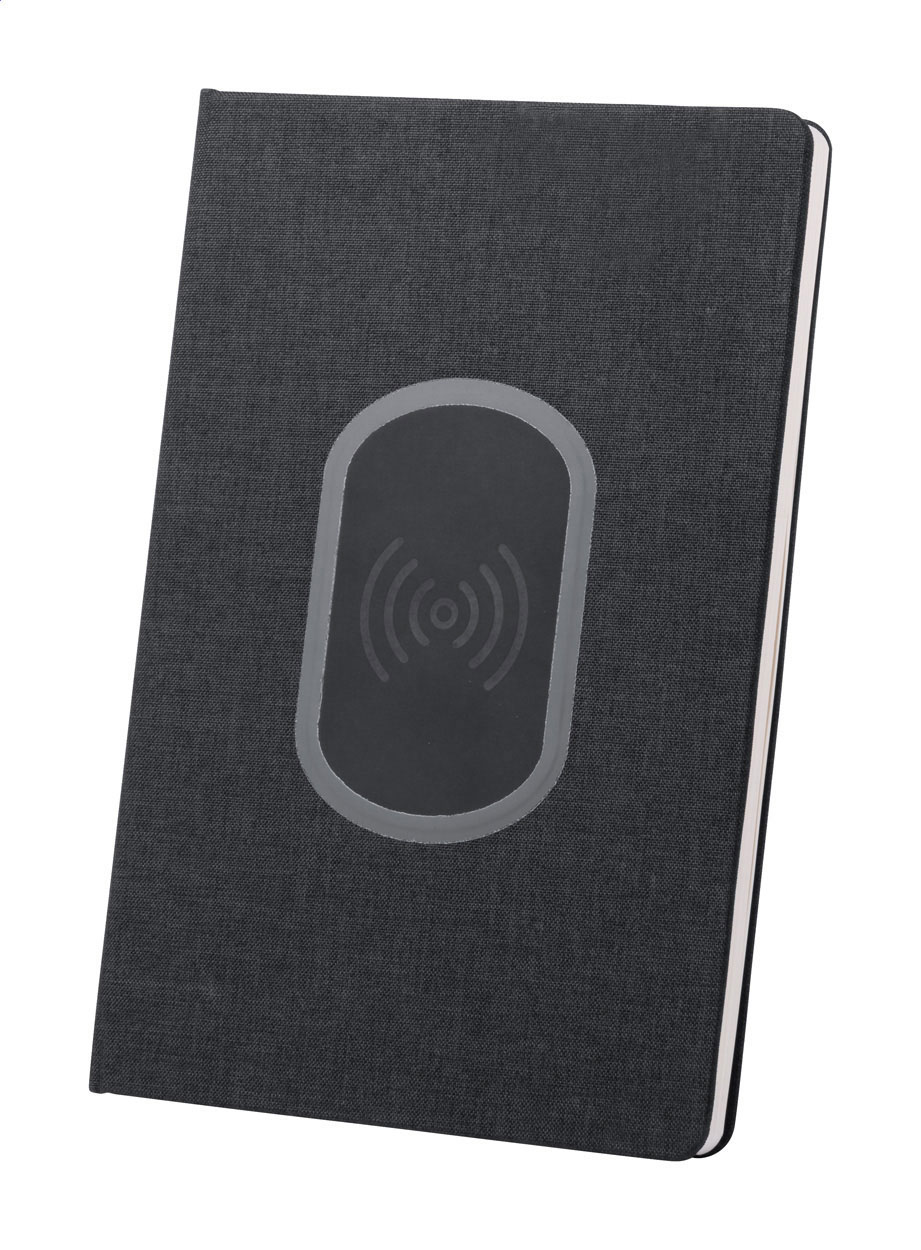 Walnut Wireless Notebook - Warbreck printed with logo