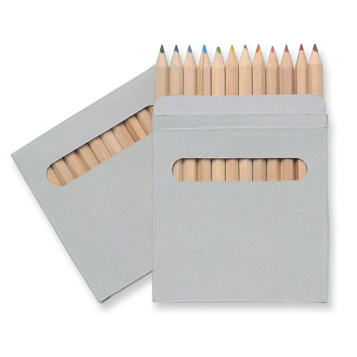 Coloured Pencil Set in Natural Carton Box - Ickham