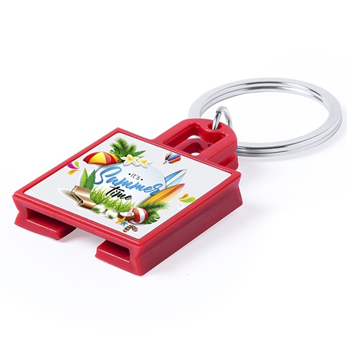 Personalisierter Schlüsselanhänger mit Einkaufswagenchip - Rouen