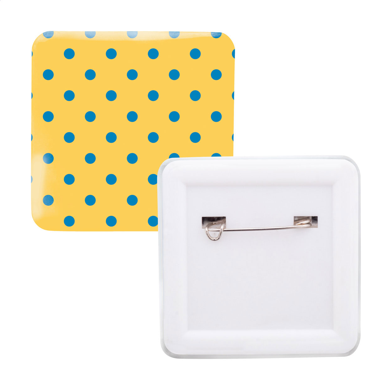 Square Pin Badge - Mortimer