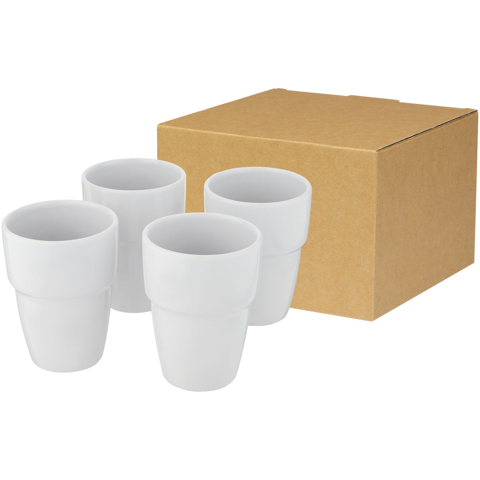 A stackable ceramic mug set from Upper Slaughter - Tiverton