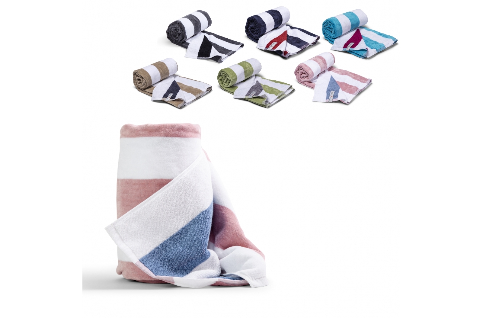 Two-Tone Beach Towel - VillageName - Lochinver