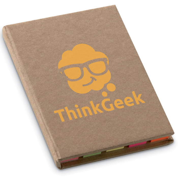 Set of Sticky Note Memo Pads with a Recycled Carton Cover - Wealdstone