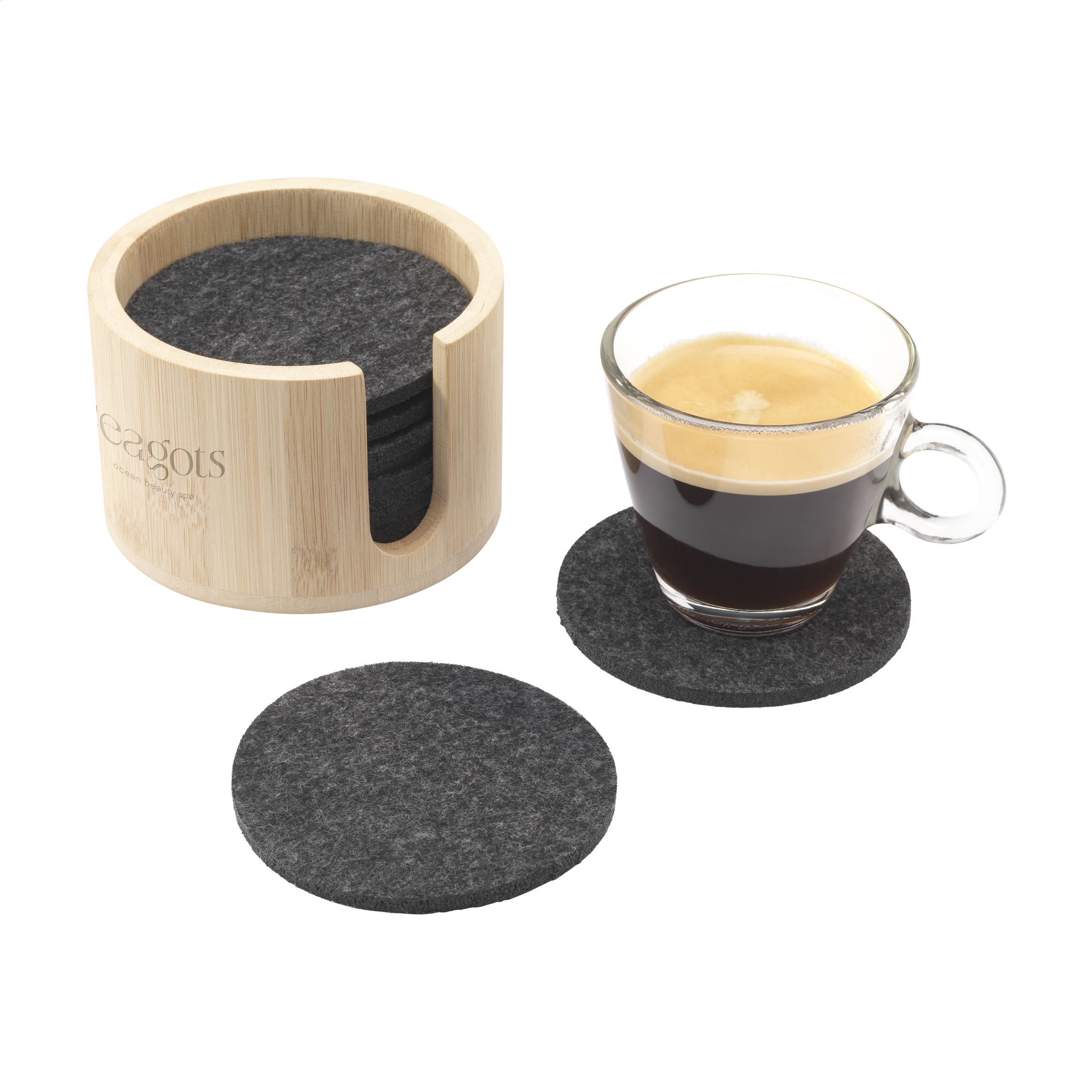 RPET Felt Coaster Set - Selly Oak